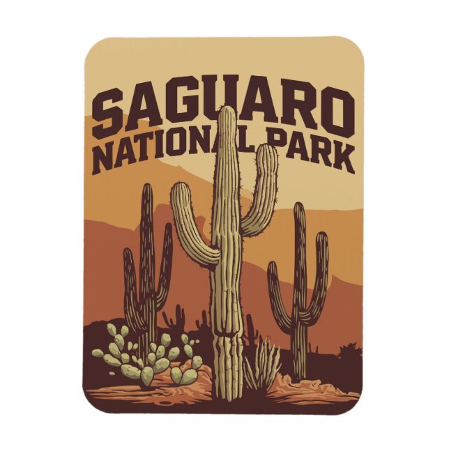 Saguaro National Park Magnet (Vertical)