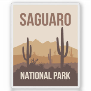 Saguaro National Park Minimal Travel Art
