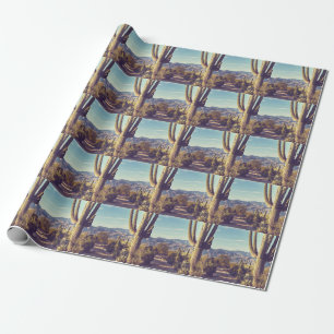Saguaro National Park, scenic representation. Wrapping Paper