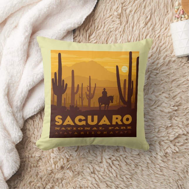 Saguaro Square National Park | Arizona Cushion (Blanket)