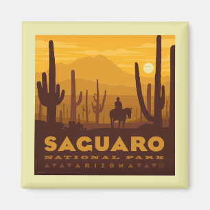 Saguaro Square National Park Arizona Magnet