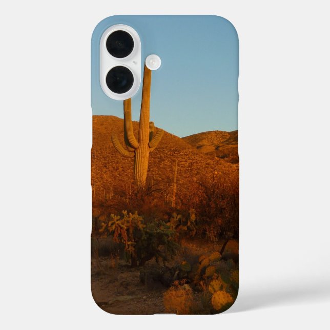 Saguaro Sunset I Arizona Desert Landscape Case-Mate iPhone Case (Back)