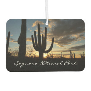 Saguaro Sunset II Arizona Desert Landscape Car Air Freshener
