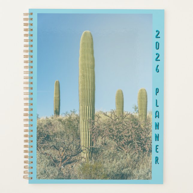Saguaros in Desert  Planner (Front)