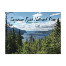 Saguenay Fjord Quebec Canada Postcard