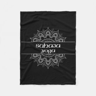 Sahaja Yoga Type Mandala Graphic  Fleece Blanket