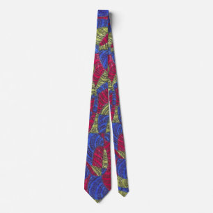 Sahar   Colorful Abstract Hand-Drawn Art Tie