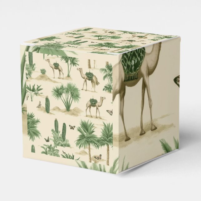 Sahara Camel Gift Box" Favour Box (Front Side)
