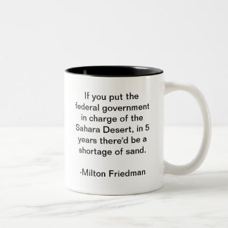 Sahara Desert and the Government Two-Tone Coffee Mug