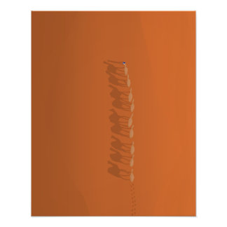 Sahara Desert Morocco | Aerial Illustration Photo Print