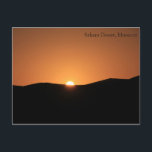 Sahara Desert, Morocco Postcard<br><div class="desc">Sahara Desert,  Morocco postcard</div>