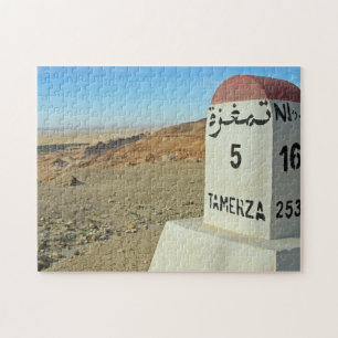 Sahara milestone, Tunisia 252-pc Jigsaw Puzzle