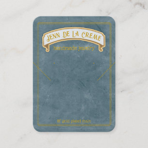 Sahara Nights Slate Watercolor Jewellery Display Calling Card