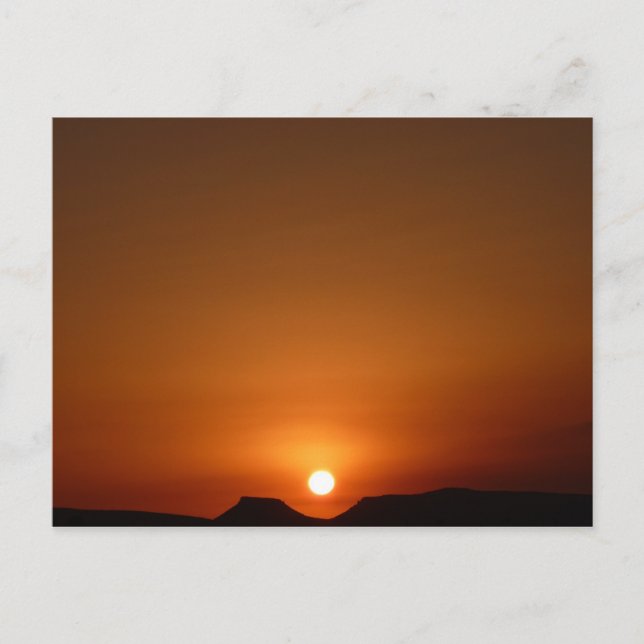 Sahara Sunset Postcard (Front)
