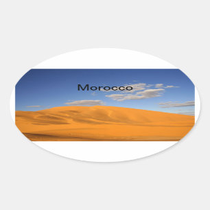 Saharan desert in Morocco Sticker