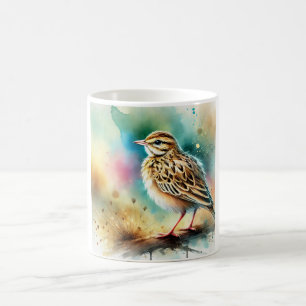 Saharan Lark 260824AREF144 - Watercolor Coffee Mug