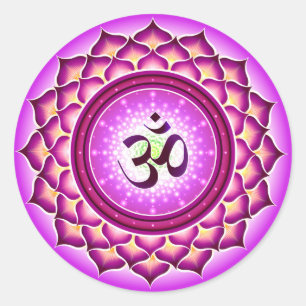 Sahasrara or crown chakra Sticker