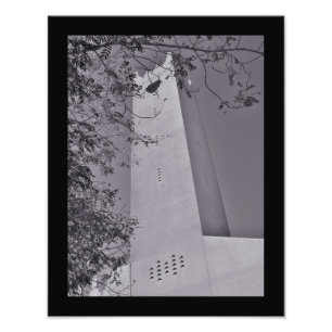 Sahat al Kindi Minaret with Leaves Photo Print