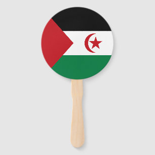 Sahrawi Arab Democratic Republic Flag Hand Fan