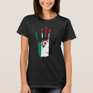 Sahrawi Arab Democratic Republic Flag Hand Men Wom T-Shirt