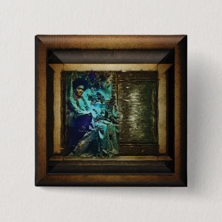 Sai Baba 15 Cm Square Badge