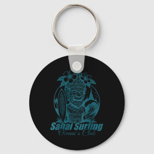 Sai Surfing Thailand Ocean´s Club Retro Japanese W Key Ring