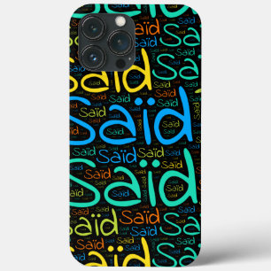 Said iPhone 13 Pro Max Case