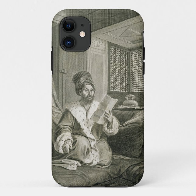 Said Mustapha Pasha Wounded at the Battle of Abouk Case-Mate iPhone Case (Back)
