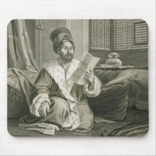 Said Mustapha Pasha Wounded at the Battle of Abouk Mouse Pad