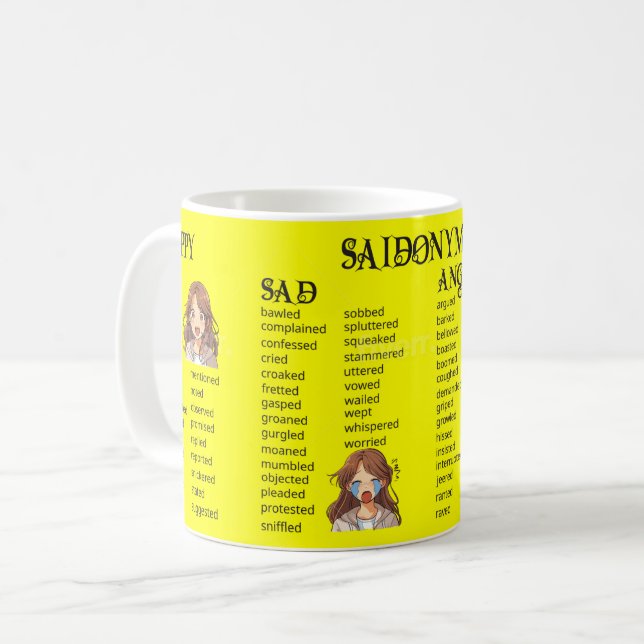 Saidonyms Coffee Mug (Front Left)