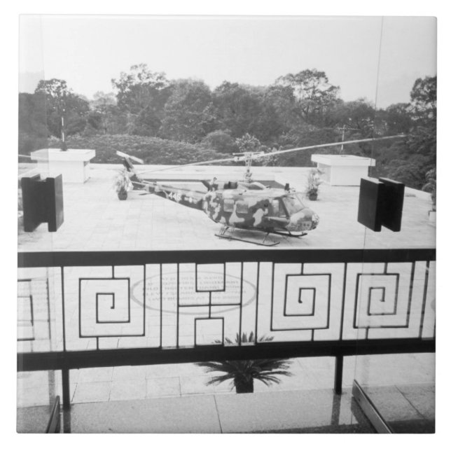 Saigon HCMC Vietnam, Huey Helicopter Tile (Front)