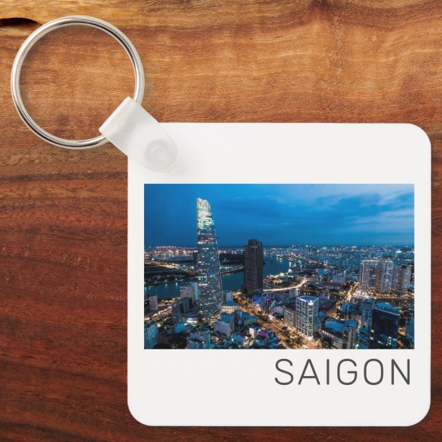Saigon (Ho Chi Minh City) HCMC Vietnam Holiday Key Ring (Front)