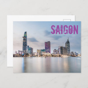 Saigon (Ho Chi Minh City) HCMC Vietnam souvenir Holiday Postcard