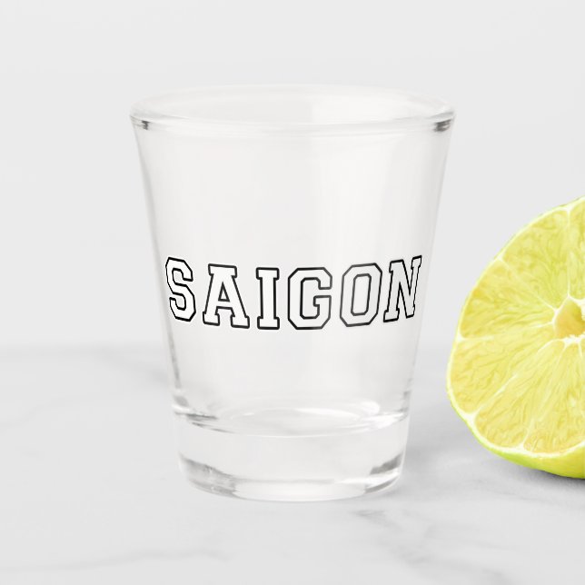 Saigon Shot Glass (Front)