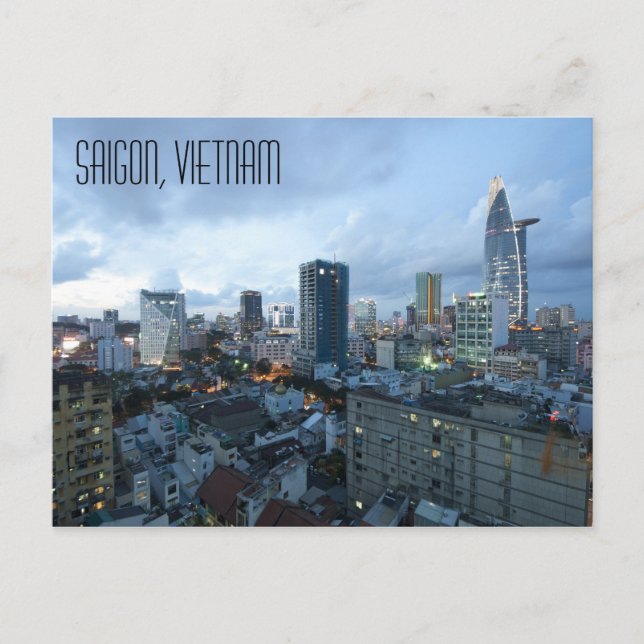 Saigon Vietnam Postcard (Front)