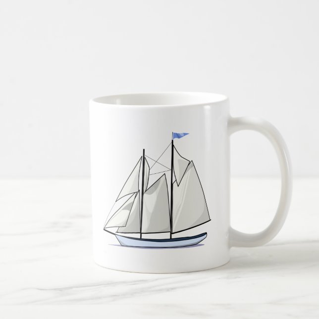 Sail Away Coffee Mug (Right)