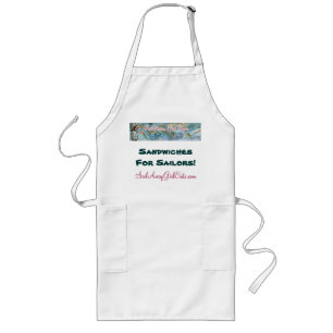 Sail Away Girl Eats Logo Apron