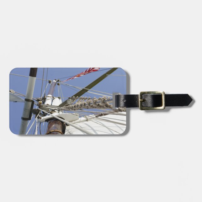 Sail Away Luggage Tag (Front Horizontal)