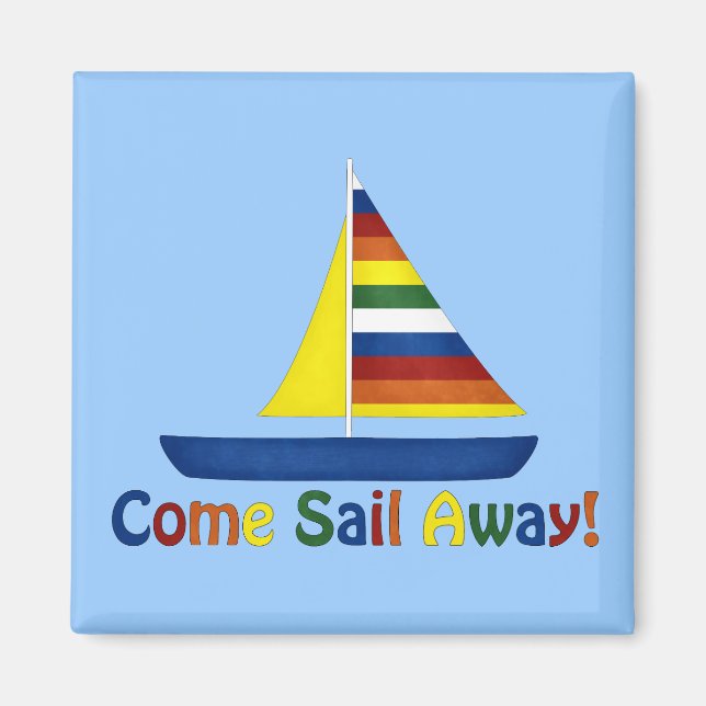 Sail Away Magnet (Front)