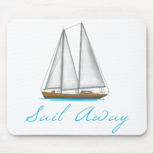 Sail Away Mouse Pad