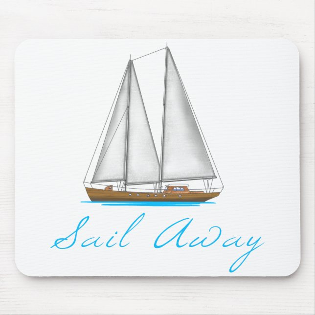 Sail Away Mouse Pad (Front)