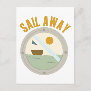 Sail Away Postcard