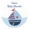 Sail Away Sailboat Envelope Seals Stickers
