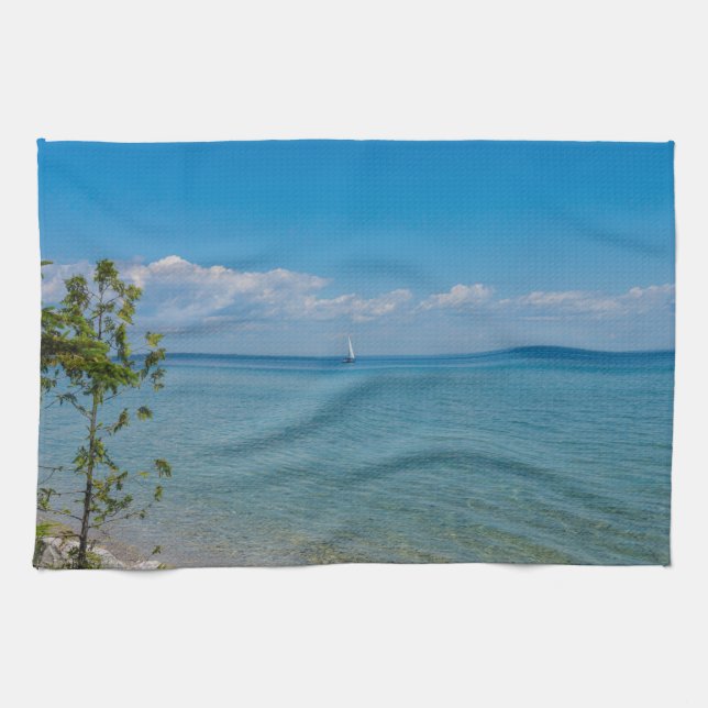 Sail Away Tea Towel (Horizontal)