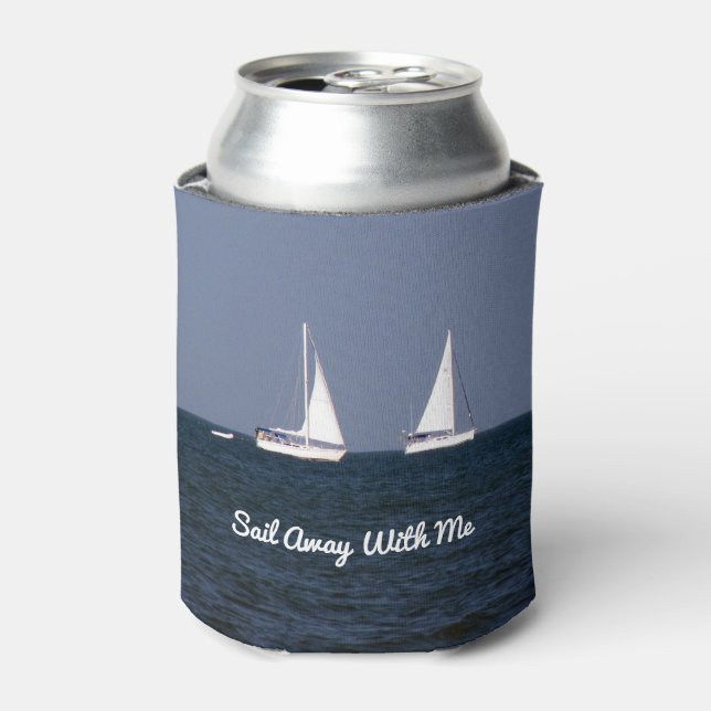 Sail Away With Me - Personalised Can Cooler (Can Front)