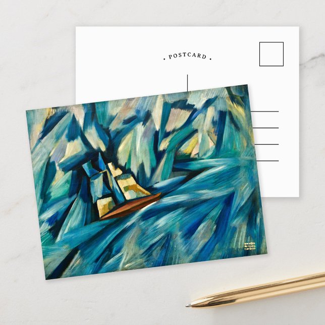 Sail Boat | Amadeo de Souza-Cardoso Postcard (Creator Uploaded)