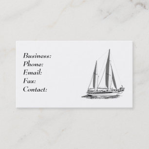 Sail Boat Business Card