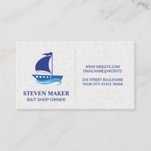 Sail Boat   Nautical Business Card