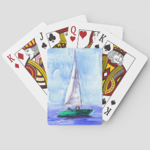 “Sail Boat” Playing Cards