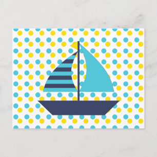 Sail Boat Postcard